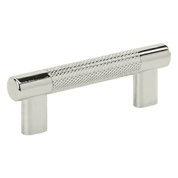 3" x 3-3/4" Bronx Cabinet Pull, Polished Nickel Main - Image
