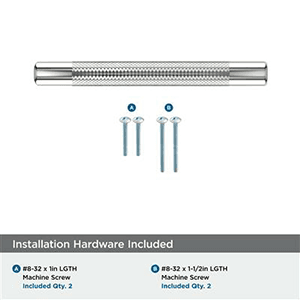 5-1/16" Bronx Cabinet Pull, Polished Chrome Alt 1 - Image