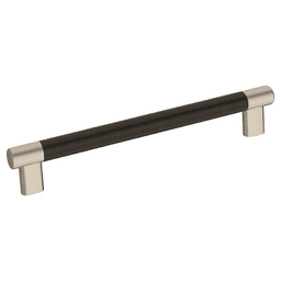 203mm Esquire T-Bar Pull in Satin Nickel/Oil Rubbed Bronze finish