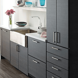 Amerock polished chrome bar pull on white background