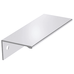 Amerock 3" Edge Finger Pull in Polished Chrome - Modern and Sleek Cabinet Hardware