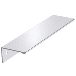Amerock 5-1/16" Edge Finger Pull in Polished Chrome on Cabinet Drawer