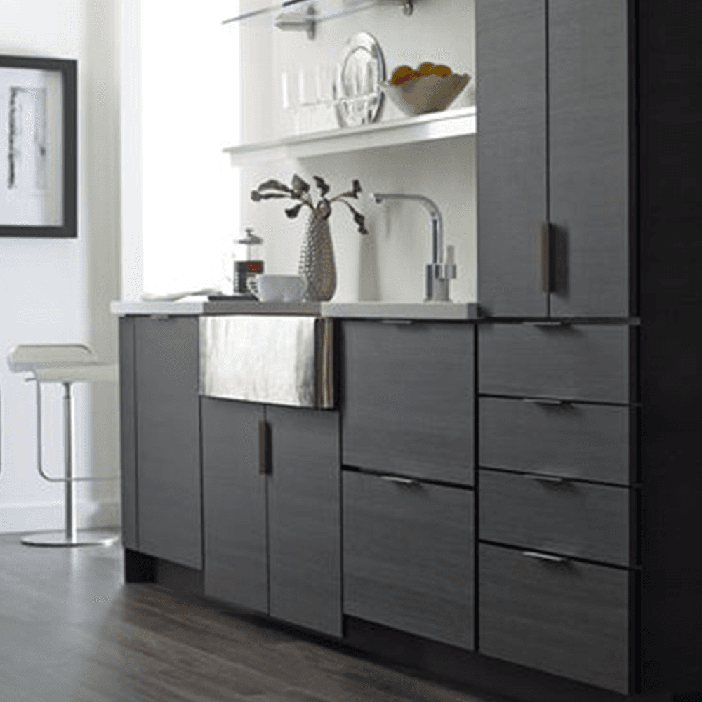Polished Chrome Edge Finger Pull by Amerock for Cabinet Drawer