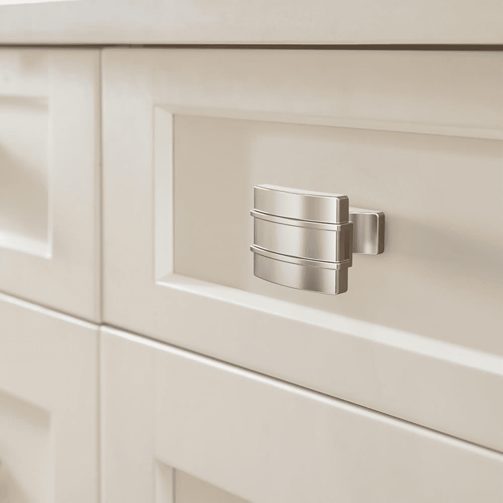 1-1/4" Davenport Cabinet Knob Polished Nickel Alt 1 - Image
