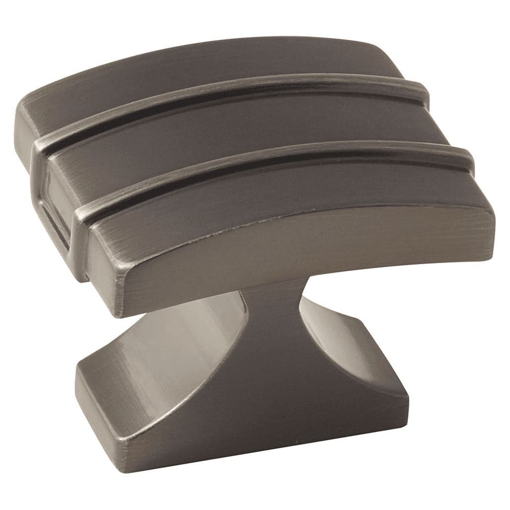 Amerock 1-1/2" Davenport T-Knob in Gunmetal Finish on White Background