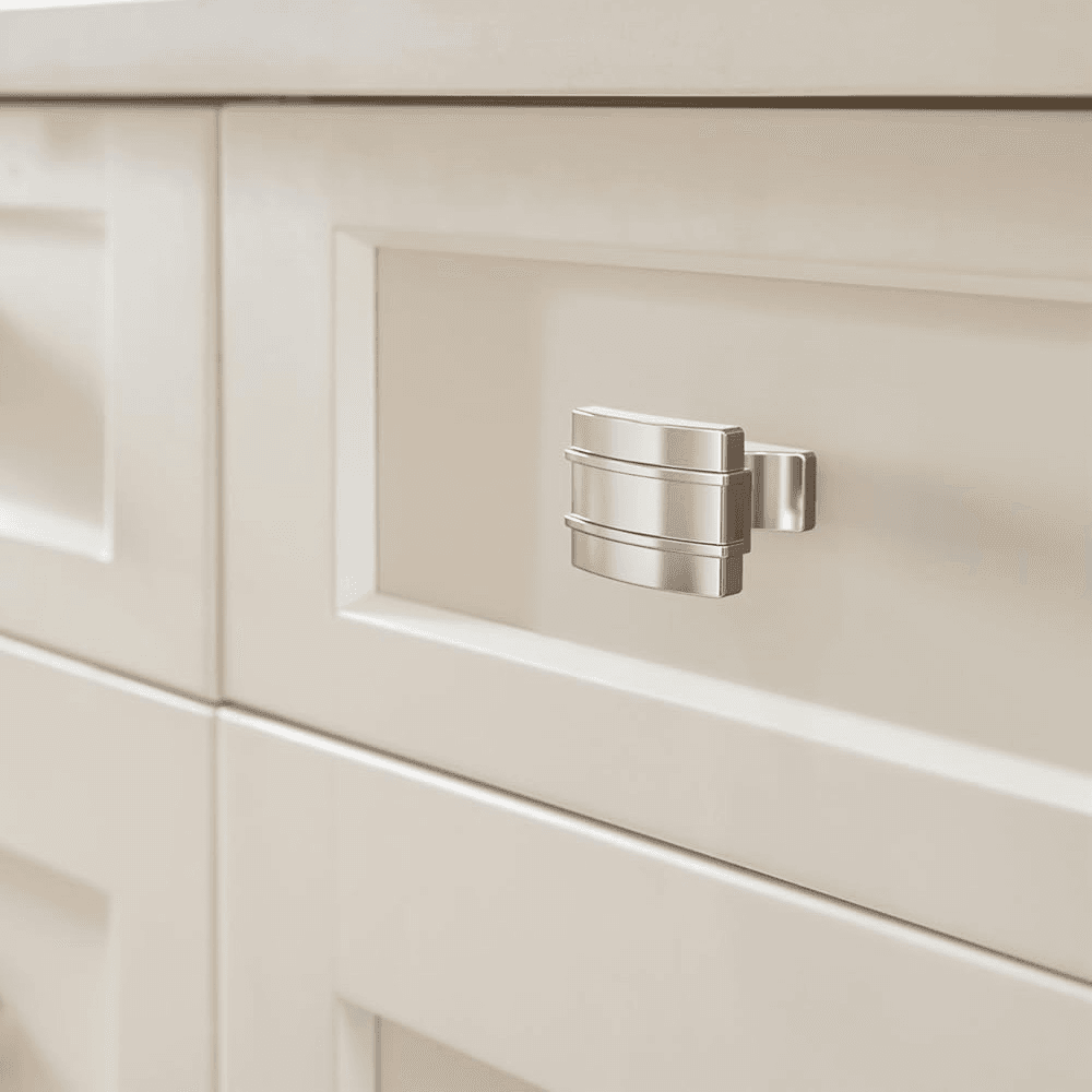 1-1/2" Davenport Cabinet Knob Polished Nickel Alt 1 - Image