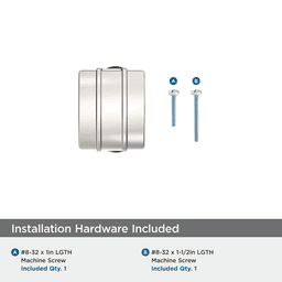 1-1/2" Davenport Cabinet Knob Polished Nickel Alt 3 - Image