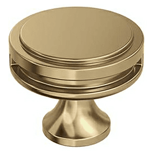 1-3/8" Oberon Round Knob, Champagne Bronze Main - Image