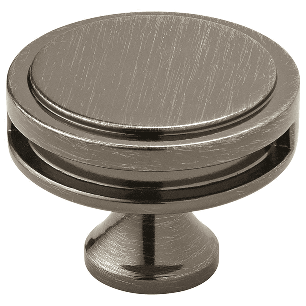 1-3/4" Oberon Round Knob in Gunmetal Finish by Amerock