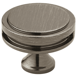 1-3/4" Oberon Round Knob in Gunmetal Finish by Amerock