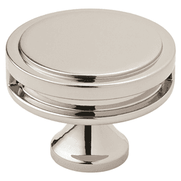 1-3/4" Diameter Amerock Oberon Knob in Polished Nickel Finish