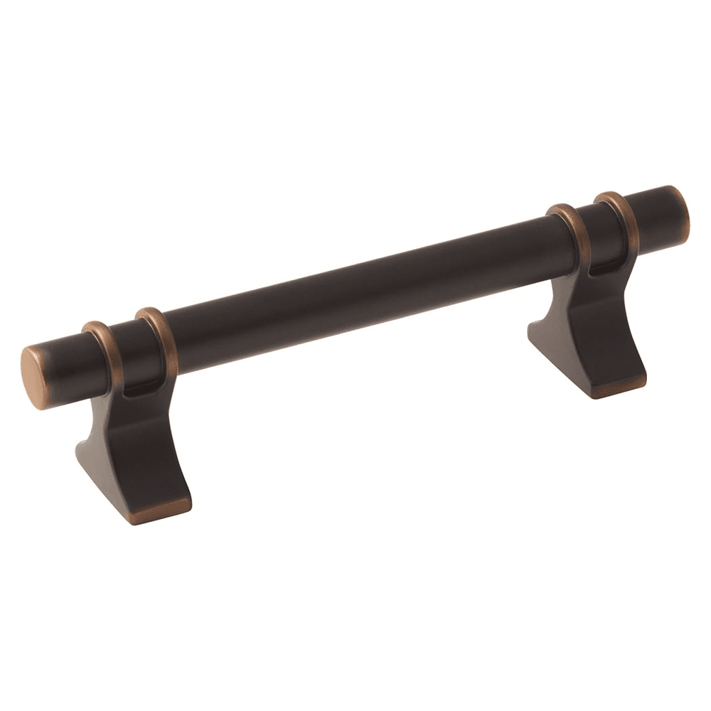 Amerock 96mm Davenport Handle Pull in Oil-Rubbed Bronze on Cabinet Door