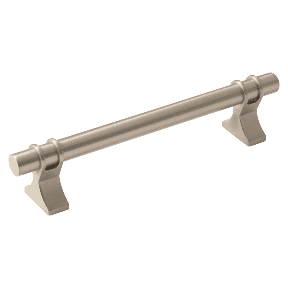 128mm Davenport Handle Pull in Satin Nickel, a simple yet striking piece from Amerock's Davenport collection.