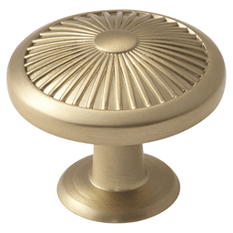 1-3/8" Amerock Crawford Mushroom Knob in Golden Champagne Finish