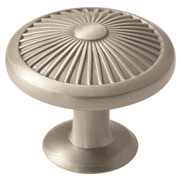 1-3/8" Crawford Mushroom Knob, Satin Nickel Finish - Image 2