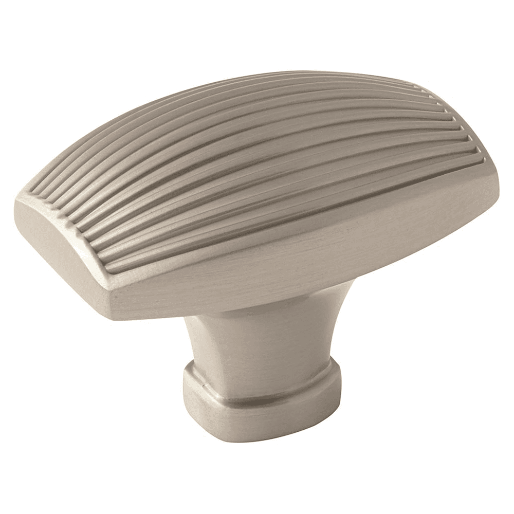 Organic-inspired ribbed design of Amerock Sea Grass T-knob