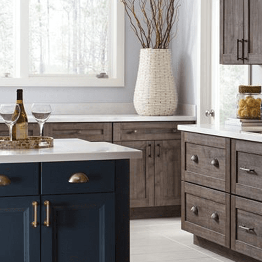 Sophisticated style meets natural textures in Amerock Sea Grass T-knob