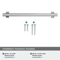 7-9/16" Davenport Cabinet Pull, Polished Nickel Alt 1 - Image