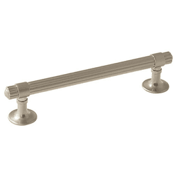 128mm Sea Grass Bar Pull in Satin Nickel Finish
