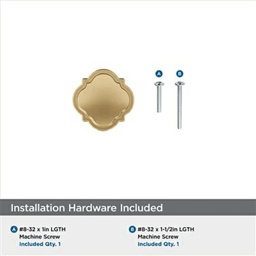 1-3/8" Grace Revitalize Cabinet Knob, Champagne Bronze Alt 4 - Image