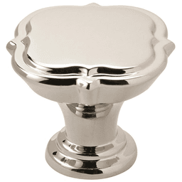 Amerock's Polished Nickel Grace Revitalize Square Knob - Perfect for any decor