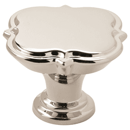 1-3/4 inch Square Knob in Polished Nickel Finish by Amerock