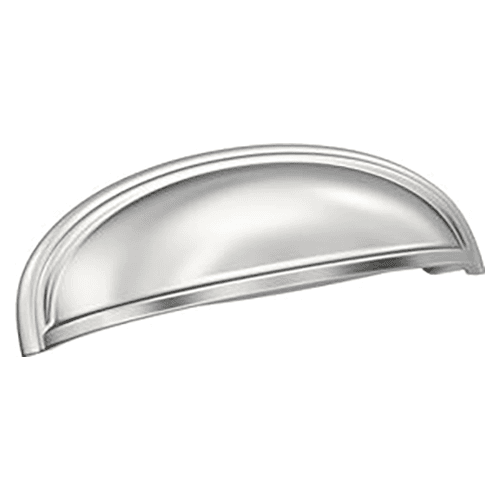 3" - 4" Ashby Cup Pull, Polished Chrome Main - Image
