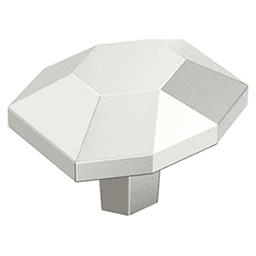 1-5/8" St.Vincent Cabinet Knob, Polished Nickel Main - Image