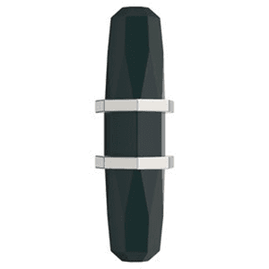 Amerock London T-Knob in Black Bronze/Golden Champagne Finish on Grey Cabinet