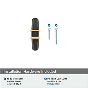 2-1/2" London T-Handle Knob, Black Bronze/Champagne Bronze Alt 2 - Image