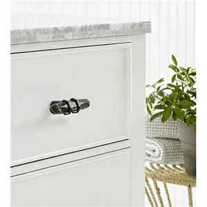 2-1/2" Carrione Cabinet T-Knob, Marble Black/Black Bronze Alt 1 - Image
