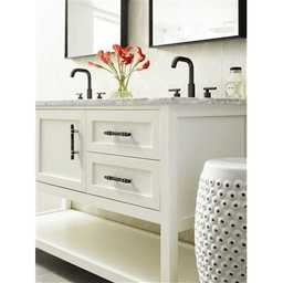 3-3/4" London Cabinet Pull, Black Bronze/Polished Nickel, 6-5/16" Length Alt 3 - Image