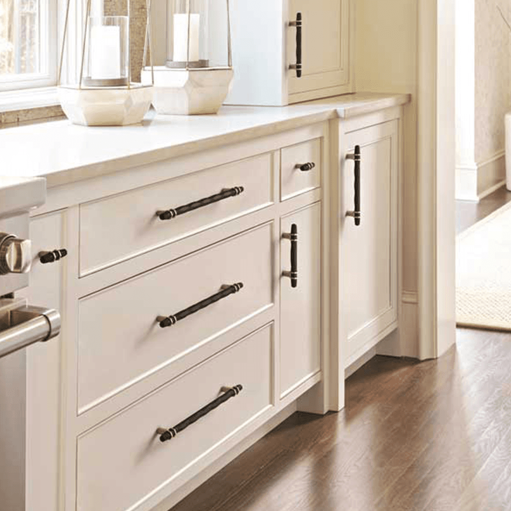 Clean Geometric Pattern Cabinet Pull by Amerock