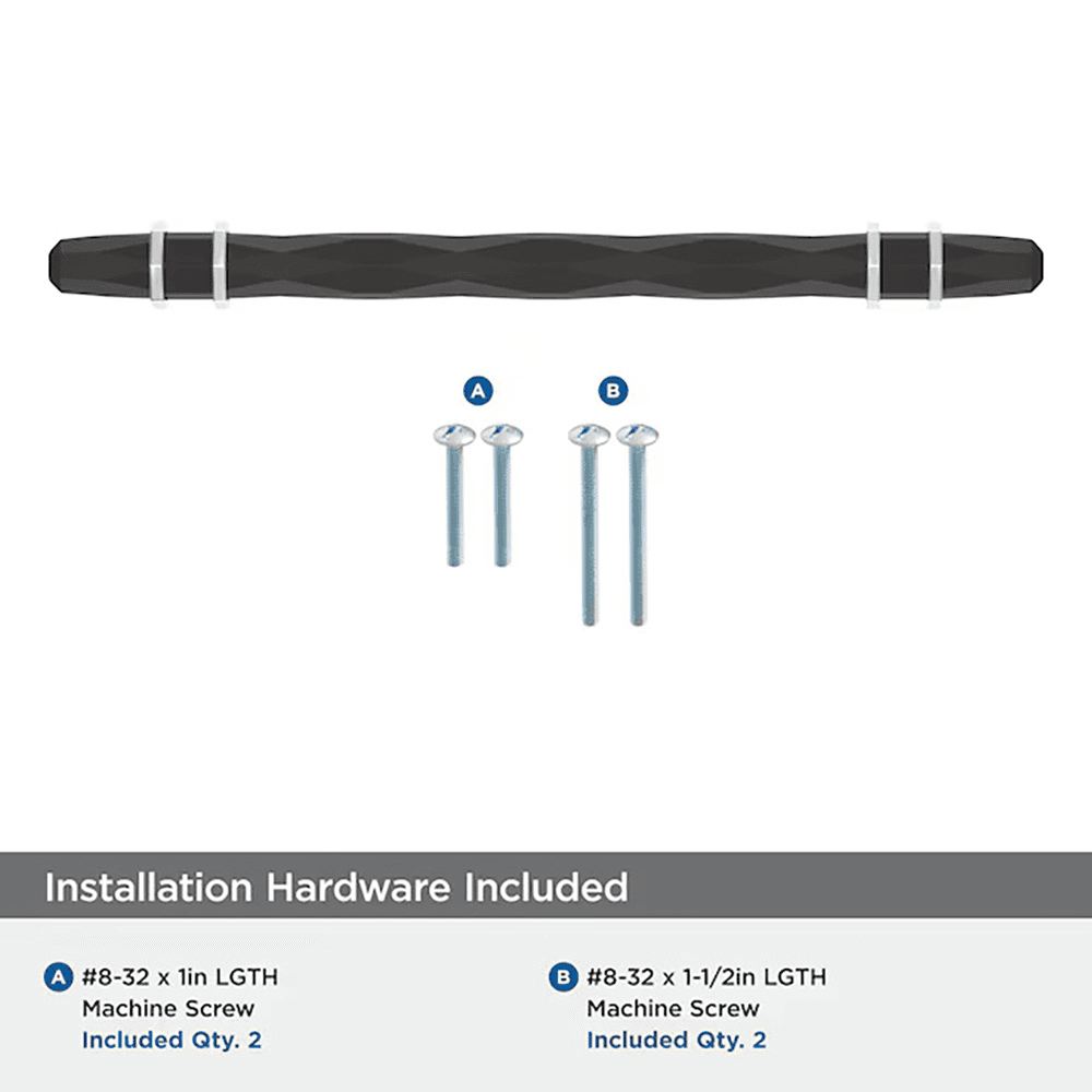 6-5/16" London Cabinet Pull, Black Bronze/Polished Nickel Alt 3 - Image