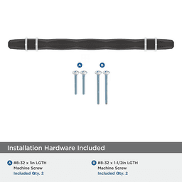 6-5/16" London Cabinet Pull, Black Bronze/Polished Nickel Alt 3 - Image