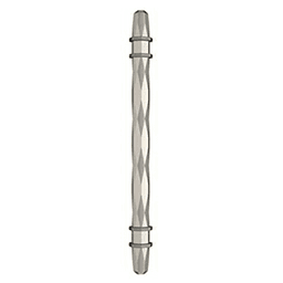 6-5/16" London Cabinet Pull, Satin Nickel/Black Chrome Alt 1 - Image