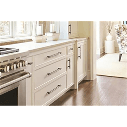 6-5/16" London Cabinet Pull, Satin Nickel/Black Chrome Alt 2 - Image