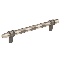 Carrione Bar Pull in Polished Nickel/Black Chrome Finish
