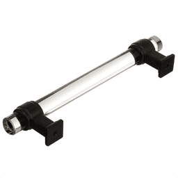Clear/Satin Nickel Glass Door Pull by Amerock
