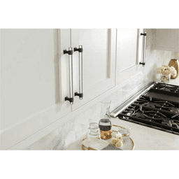 8" Glacio Cabinet Pull, Clear/Golden Champagne Alt 1 - Image