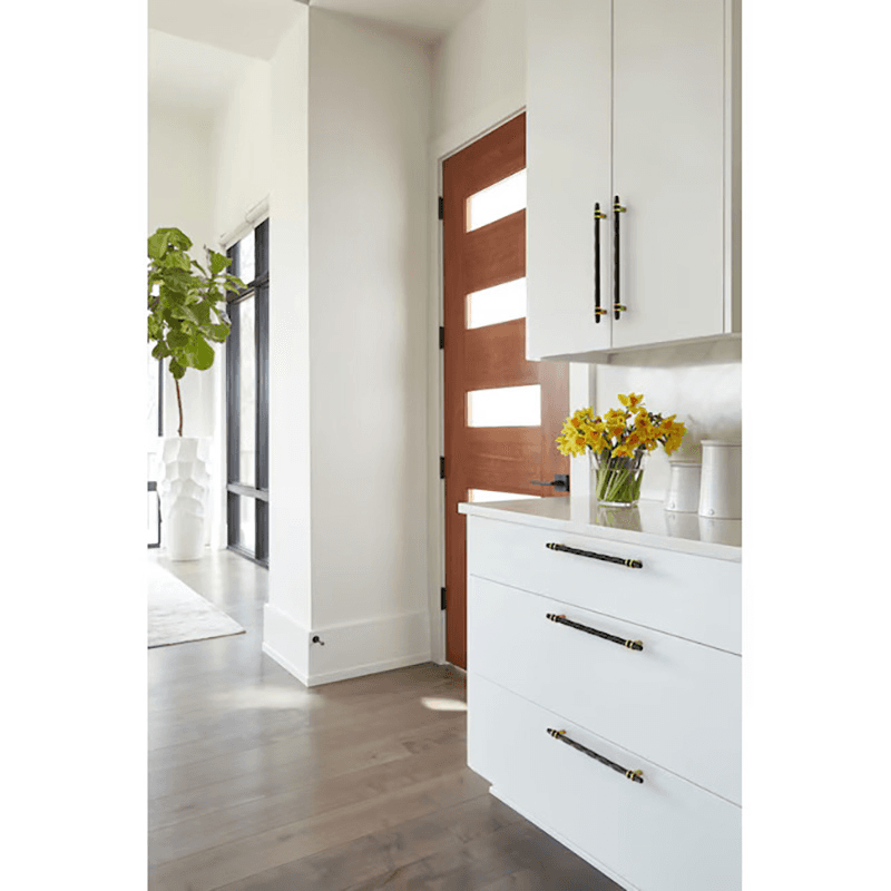 10-1/16" London Cabinet Pull, Black Bronze/Polished Nickel Alt 1 - Image