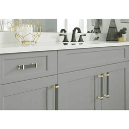 5-1/16" Overton Cabinet Pull, Black Chrome/Brushed Gold Alt 1 - Image