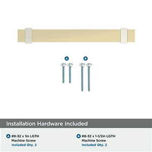 5-1/16" Overton Cabinet Pull, Matte Black/Golden Champagne Alt 1 - Image