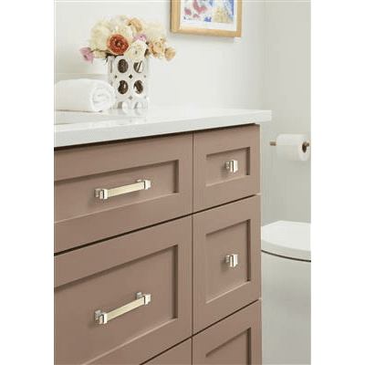 5-1/16" Overton Cabinet Pull, Polished Chrome/Brushed Matte Black Alt 4 - Image