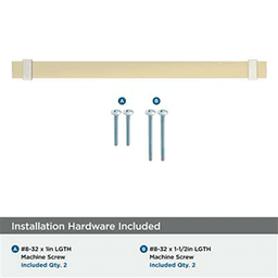 8-13/16" Overton Cabinet Pull, Matte Black/Polished Chrome Alt 1 - Image