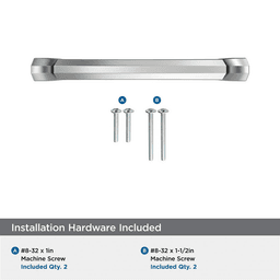 128mm Bellamy Cabinet Pull, Polished Nickel Alt 2 - Image