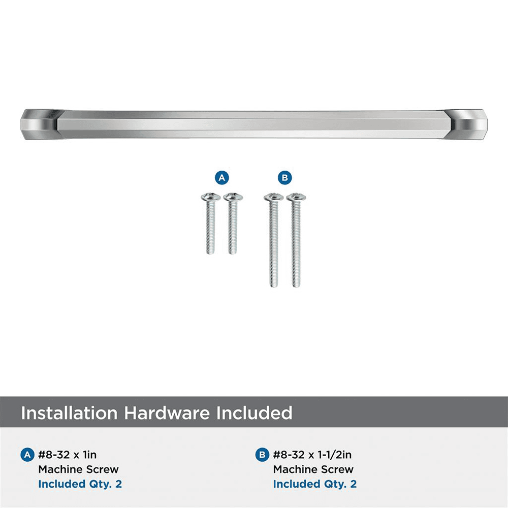 224mm Bellamy Cabinet Pull, Polished Chrome Alt 2 - Image