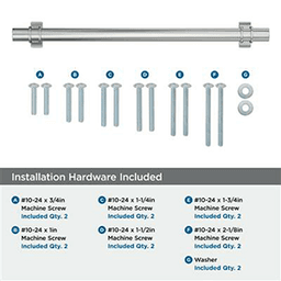 12" Davenport Appliance Pull, Gunmetal Alt 1 - Image