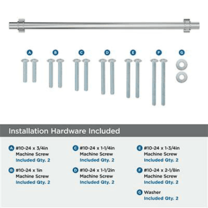 18" Davenport Appliance Pull, Golden Champagne Alt 1 - Image