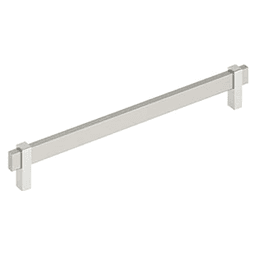 10-1/16" Mulino Cabinet Pull, Satin Nickel/Polished Chrome Main - Image